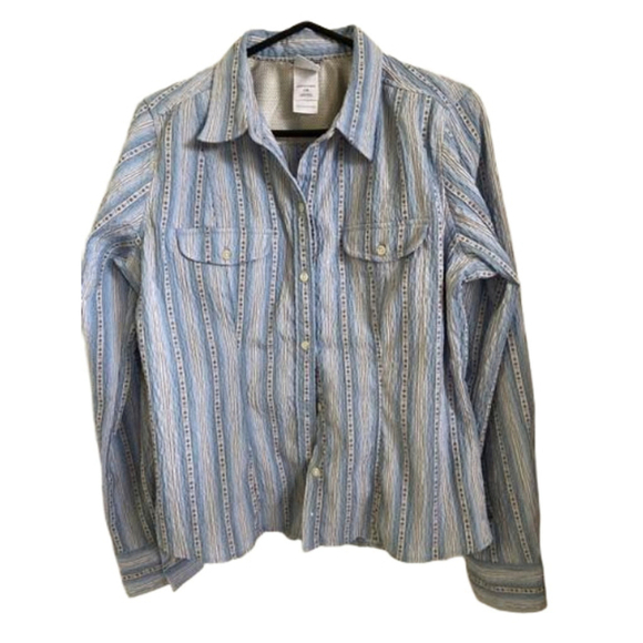 The North Face Striped Shirt Large - Picture 2 of 6